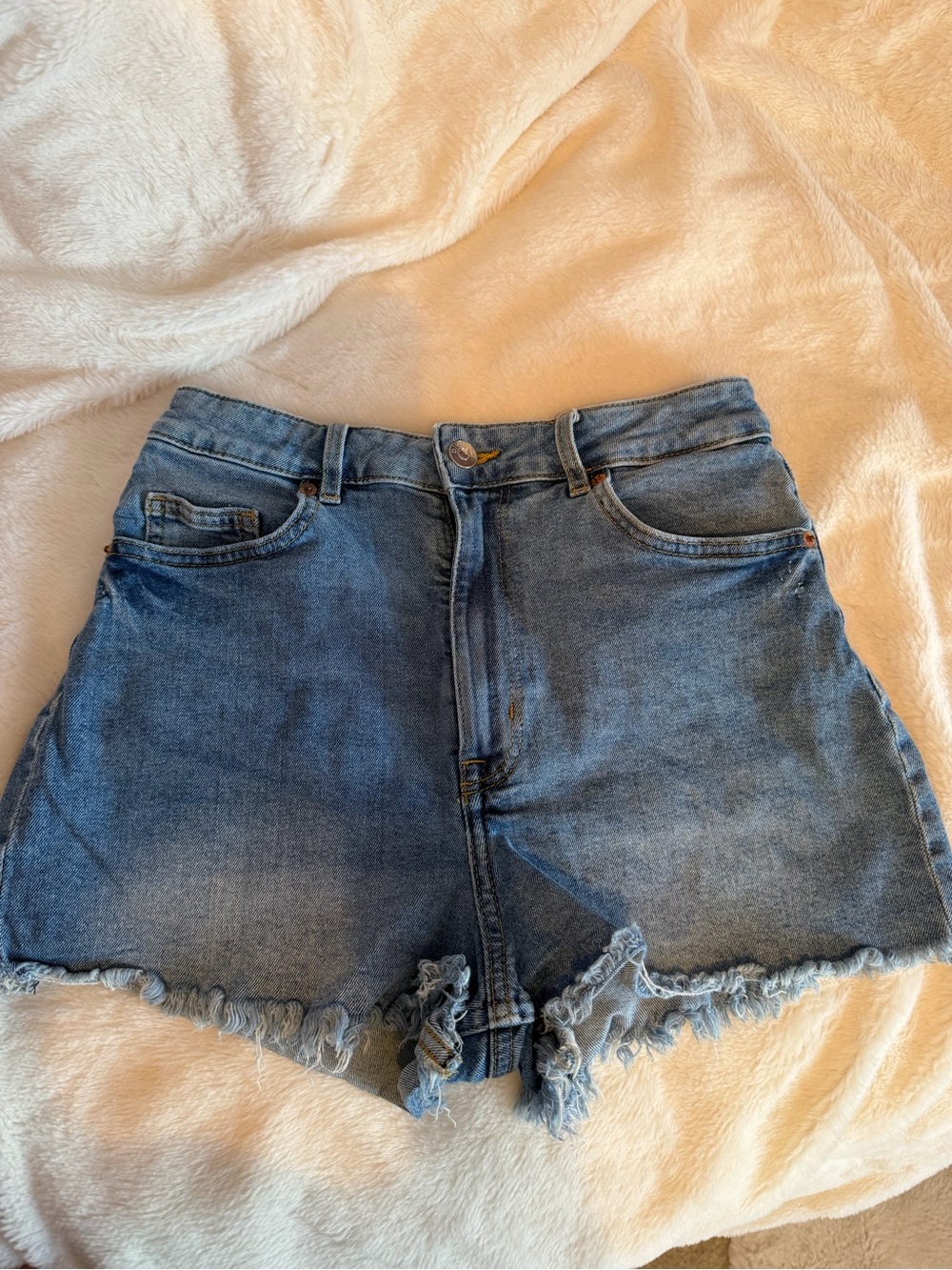 High rise shorts